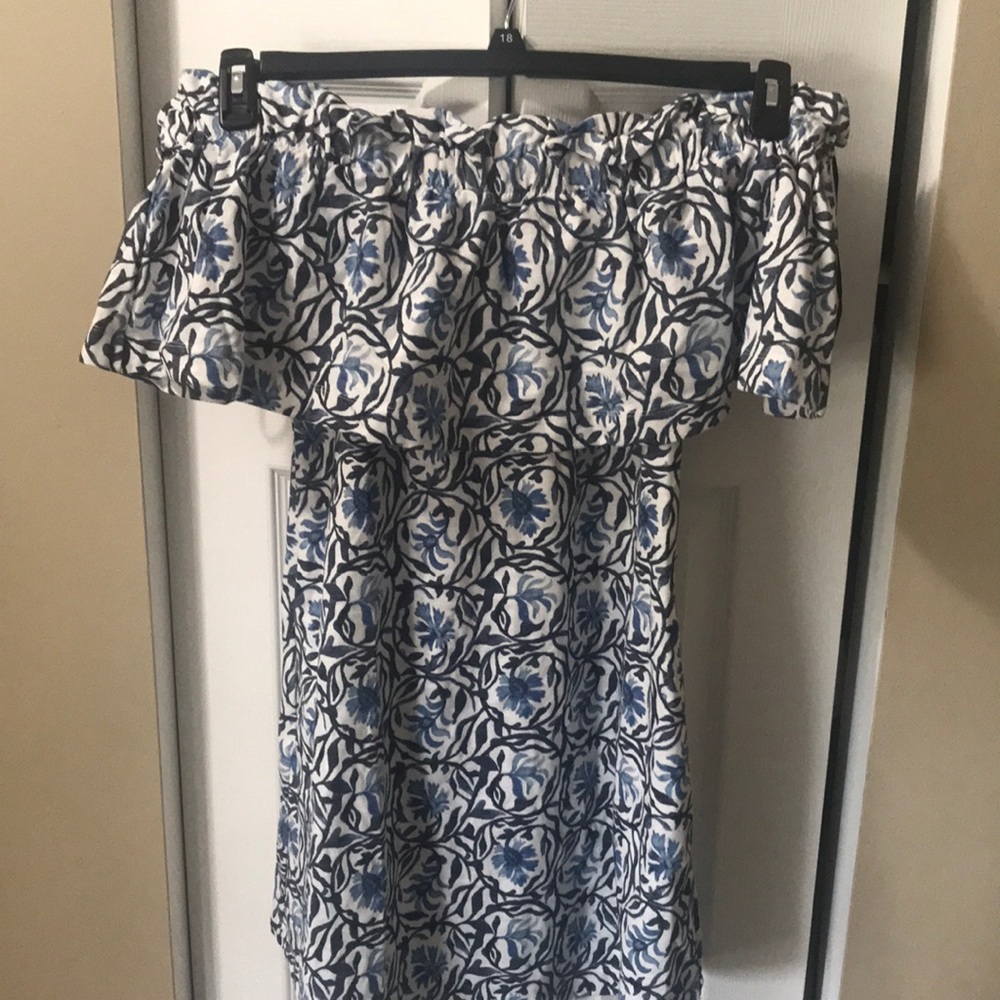 H&M off shoulder floral print dress